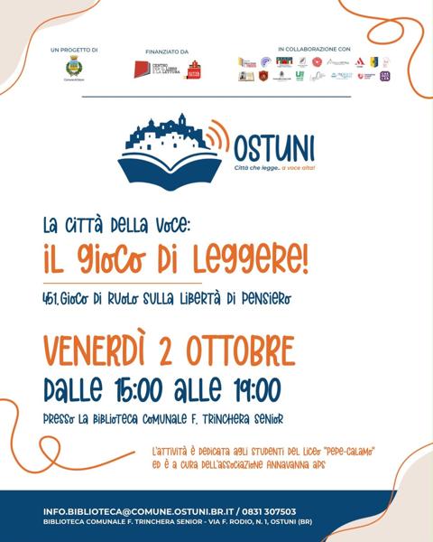 Il Gioco di Leggere! – 451. Gioco di ruolo sulla libertà di pensiero