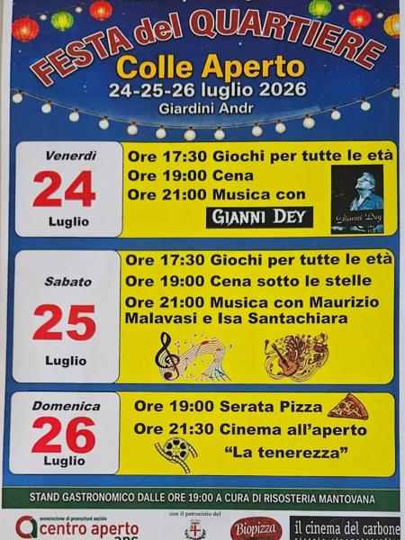 Colle Aperto - Domenica 26 Luglio