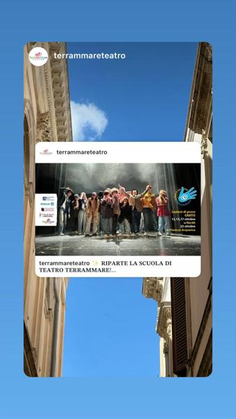 Scuola di Teatro TerramMare - Lezione di prova gratuita
