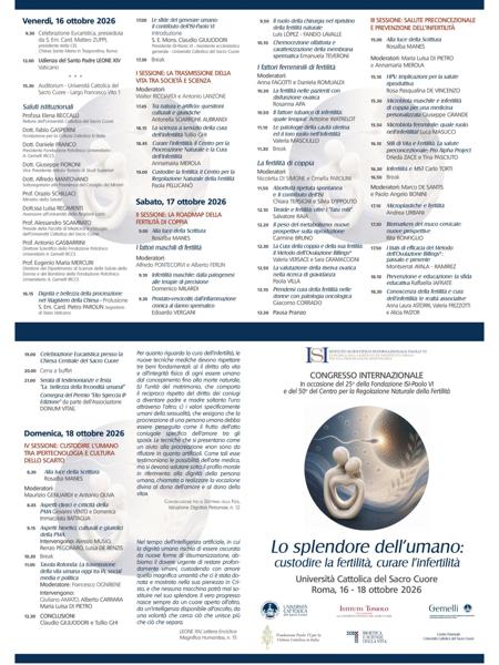 Lo splendore dell'umano: custodire la fertilità, curare l'infertilità