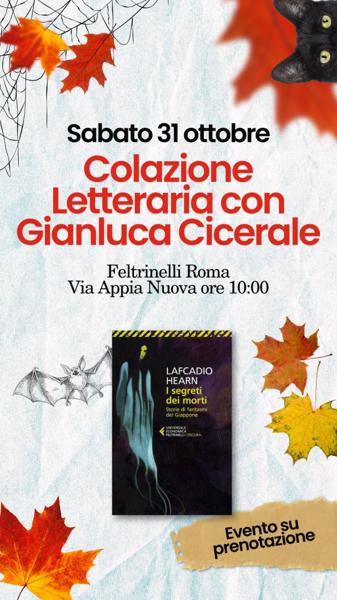 Colazione Letteraria con Gianluca Cicerale