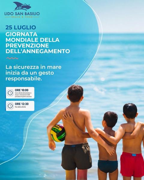 Giornata Mondiale della Prevenzione dell'Annegamento