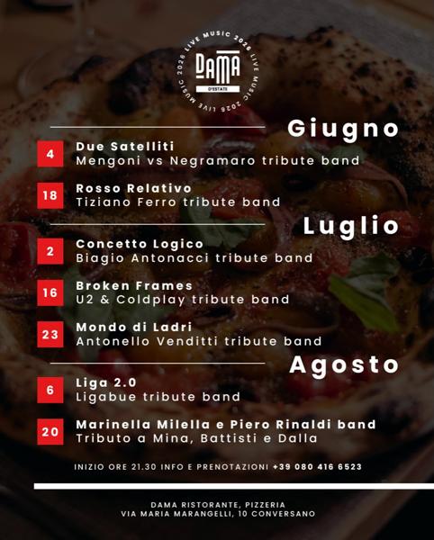 Dama Summer Live Music