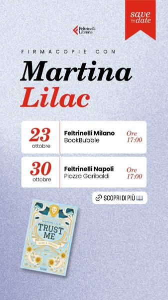 Firmacopie con Martina Lilac