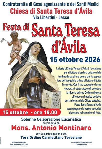 Festa di Santa Teresa d'Avila