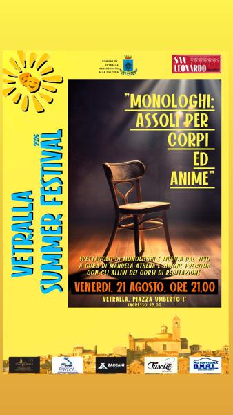 Monologhi: Assoli per corpi ed anime