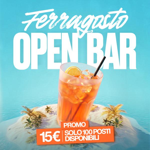SAB 15.08 - OPEN BAR di FERRAGOSTO 🍸