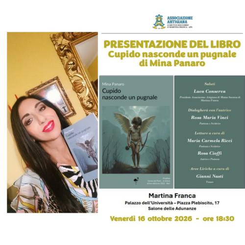 Presentazione del libro "Cupido nasconde un pugnale" di Mina Panaro