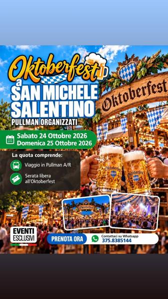 Oktoberfest a San Michele Salentino