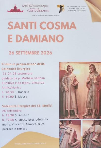 Triduo Santi Cosma e Damiano