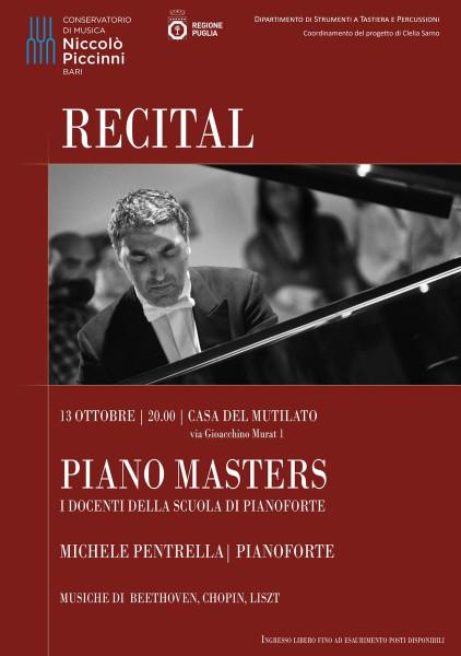 PIANO MASTERS - Recital di Michele Pentrella