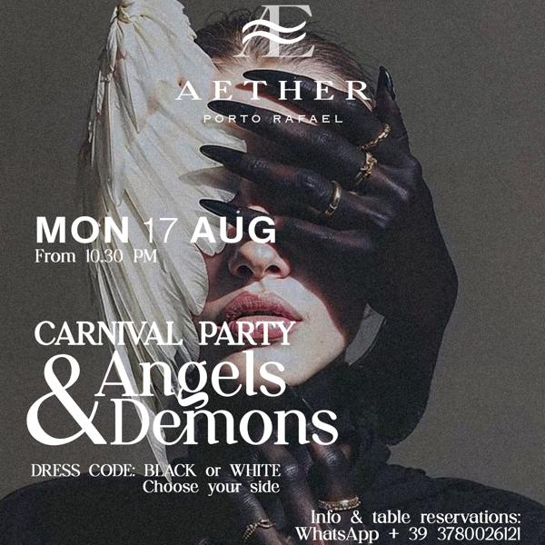17 August | Carnival Party | Angels & Demons