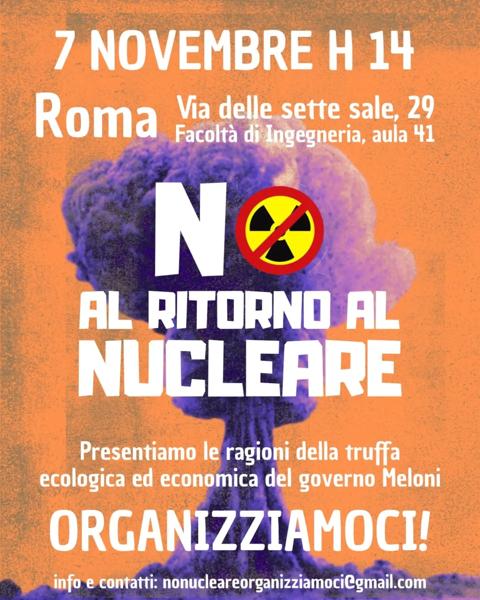 No al ritorno al nucleare