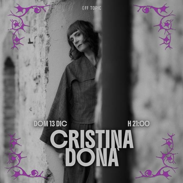 Cristina Donà - L'Arte di Scomparire Tour