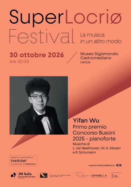 Yifan Wu - Primo Premio Busoni 2025