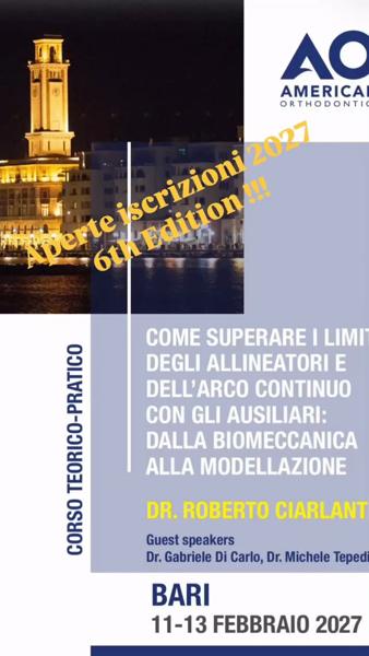 Corso Teorico-Pratico: Come superare i limiti degli allineatori e dell'arco continuo con gli ausiliari