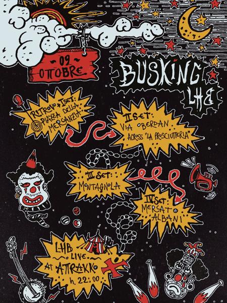 Busking Itinerary – 10 Ottobre