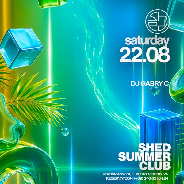SHED SATURDAY -22.08.2026