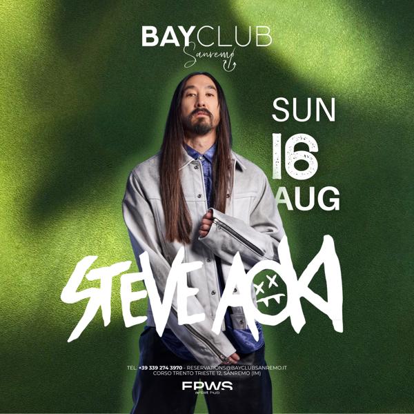 STEVE AOKI 16.08 | Bay Club Sanremo