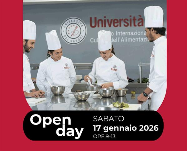OPEN DAY 5 settembre 2026 - Università dei Sapori