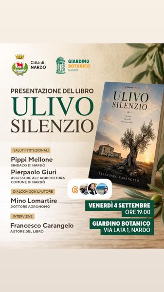 Presentazione del libro Ulivo Silenzio