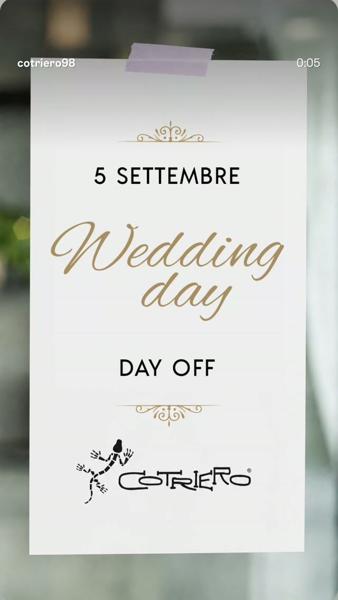 Wedding Day Off