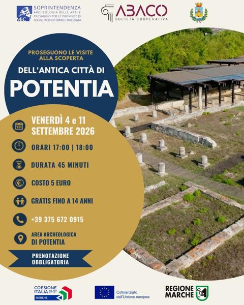 Visite alla scoperta dell'antica città di Potentia