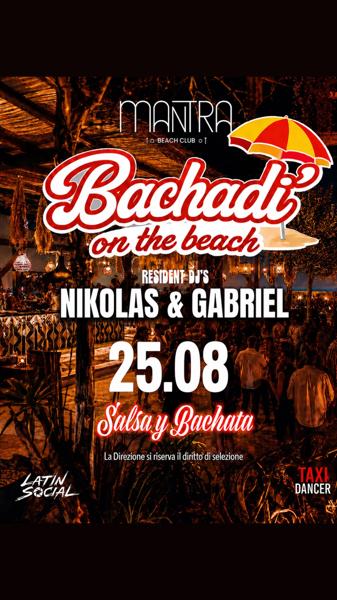 Bachadi' on the beach