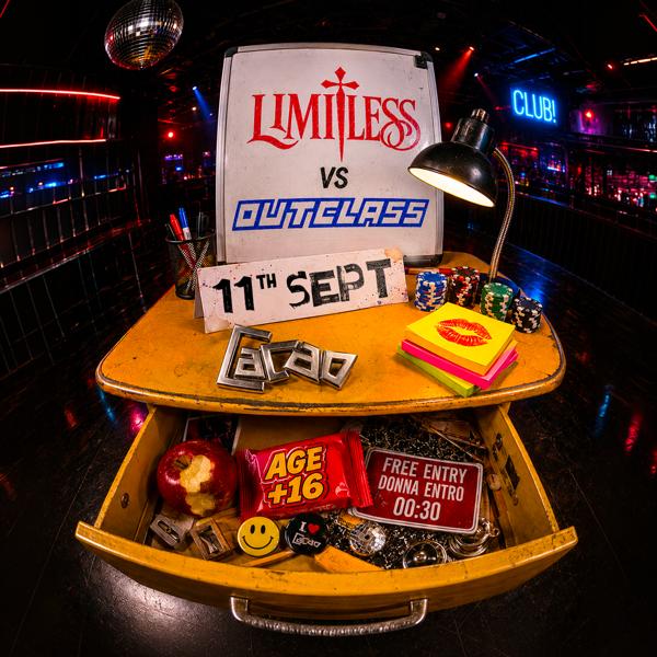 LIMITLESS vs OUTCLASS - CACAO (FREE ENTRY DONNA ENTRO 00:30 IN LISTA)