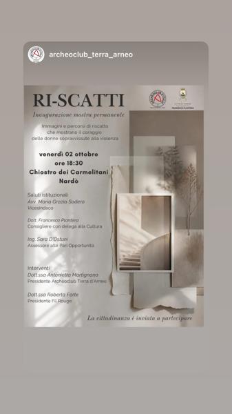 RI-SCATTI - Inaugurazione mostra permanente