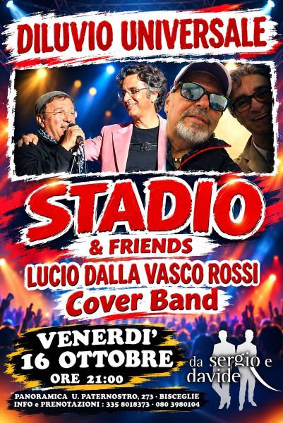 STADIO, VASCO ROSSI, LUCIO DALLA live tribute con i Diluvio Universale