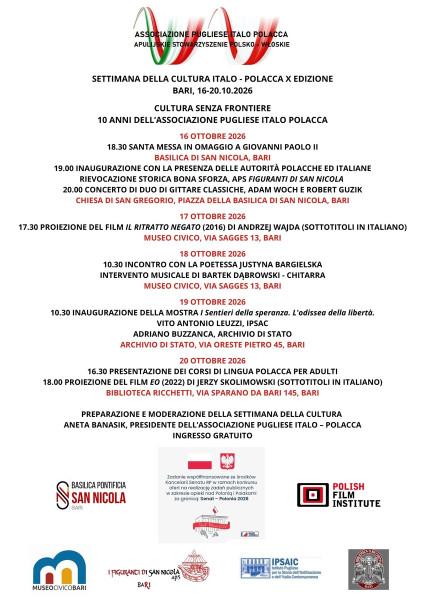 Settimana della Cultura Italo Polacca - X edizione