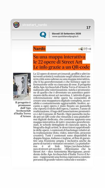Street Art Nardo Mappa Interattiva