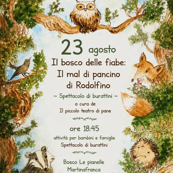 Il bosco delle fiabe: Il mal di pancino di Rodolfino