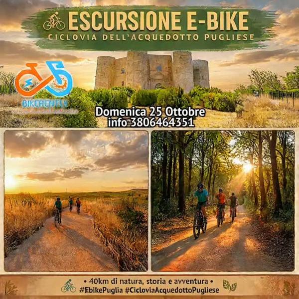 Escursione E-Bike: Ciclovia dell'Acquedotto Pugliese