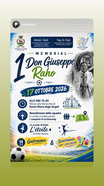 1° Memorial Don Giuseppe Raho