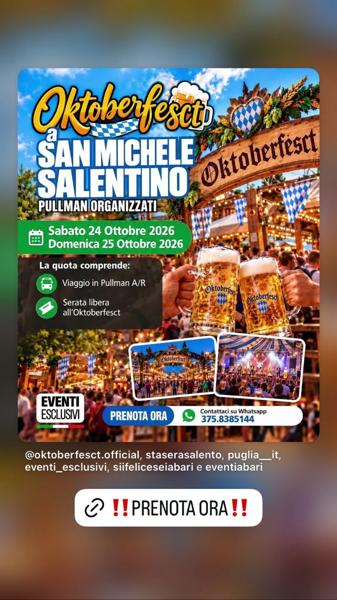 Oktoberfest a San Michele Salentino