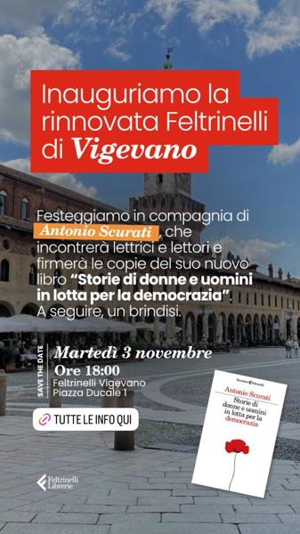 Inaugurazione Feltrinelli Vigevano con Antonio Scurati