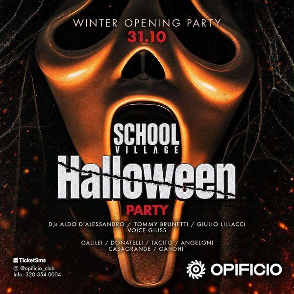 School Village Halloween Party