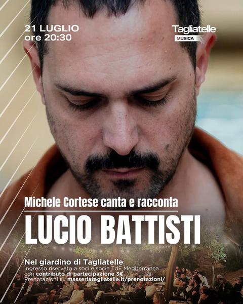 Michele Cortese canta e racconta Lucio Battisti