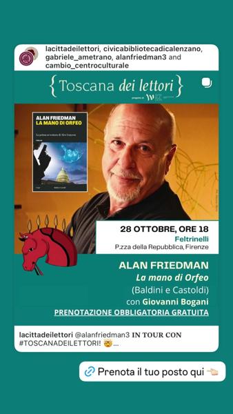 Alan Friedman - La mano di Orfeo