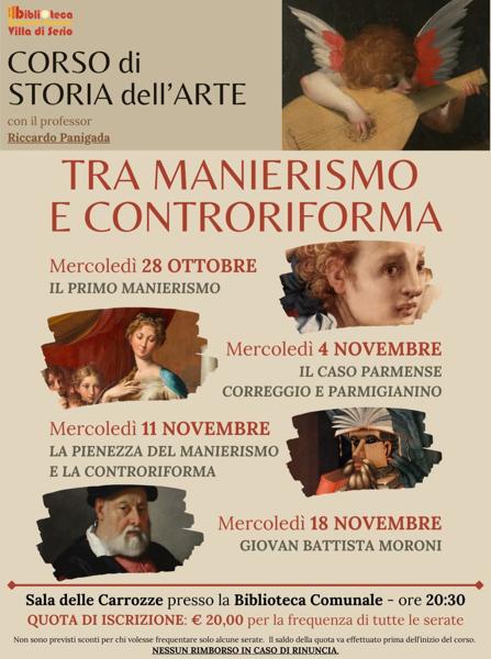 Corso di Storia dell'Arte – Tra Manierismo e Controriforma