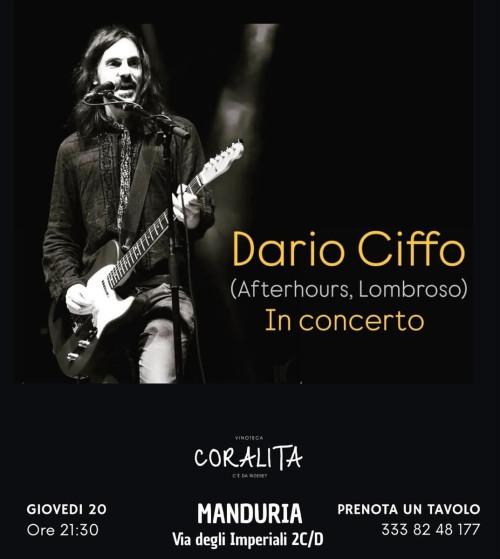 Dario Ciffo in concerto