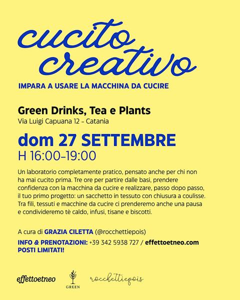 CUCITO CREATIVO - 27/09