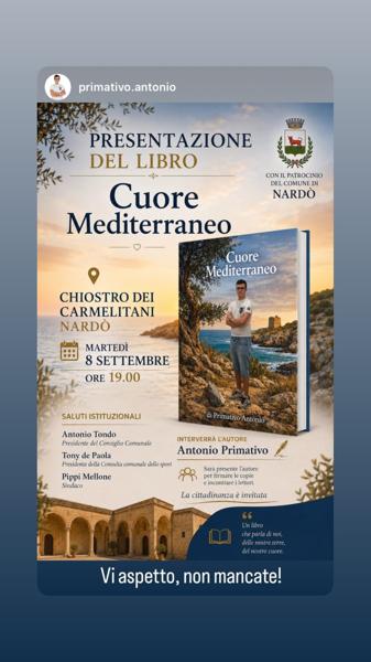 Presentazione del libro Cuore Mediterraneo