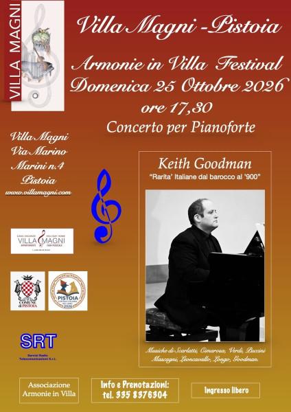 Armonie in Villa Festival: Keith Goodman