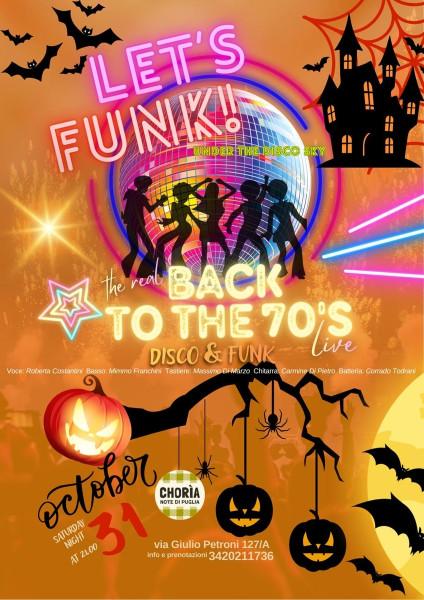 Back to the 70's Funk & Disco Live