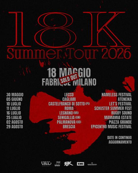 18K - SUMMER TOUR 2026