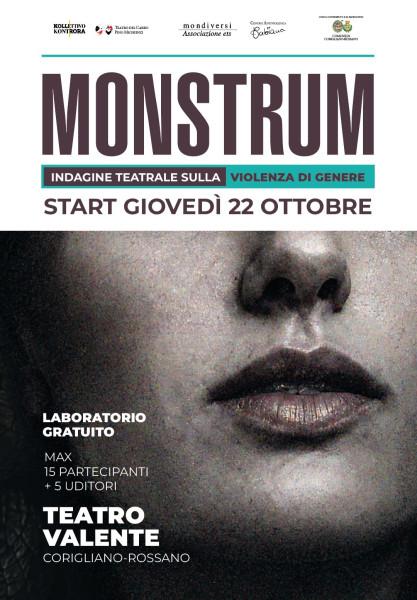 MONSTRUM – Indagine teatrale sulla violenza di genere