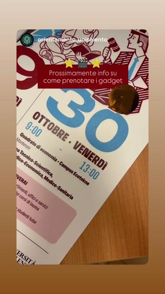 Orientamento Unisalento - 30 ottobre